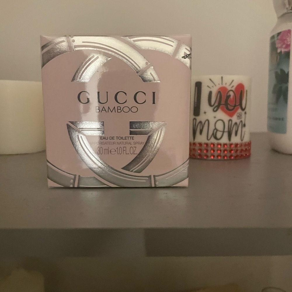 Gift Idea!  Gucci Silver perfume. Plastic is still on.